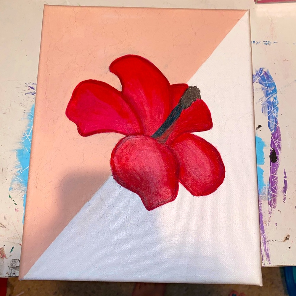 Hibiscus Painting
